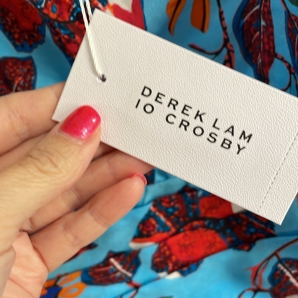 NWT Derek Lam 10 Crosby | Cami Flounce Mini Dress with Twist Waist Detail size 4 - Picture 7 of 10